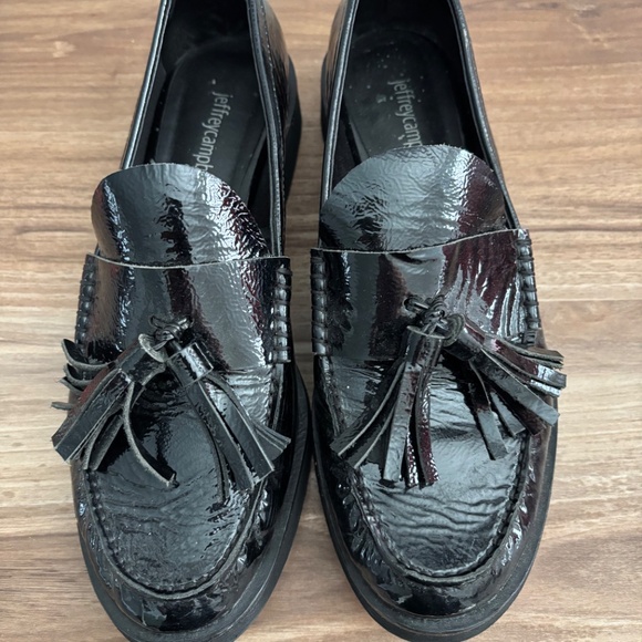 Jeffery Campbell Patent Loafer Size 8 - Picture 4 of 5